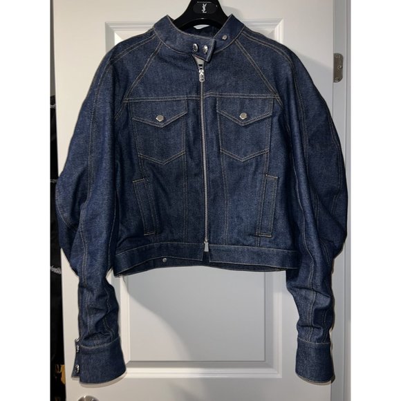 Eckhaus Latta Puff Sleeve Denim Jacket - Picture 7 of 13